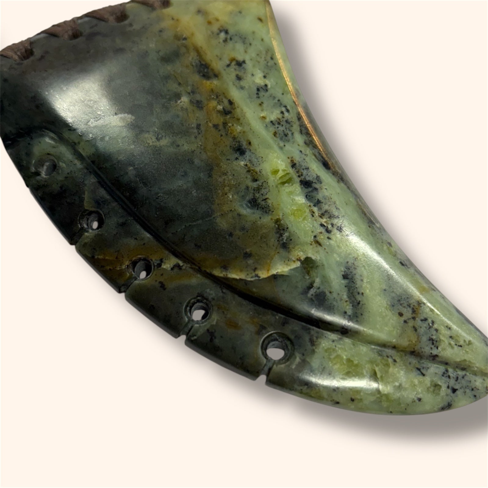 XL Niho Tooth West Coast Pounamu Greenstone