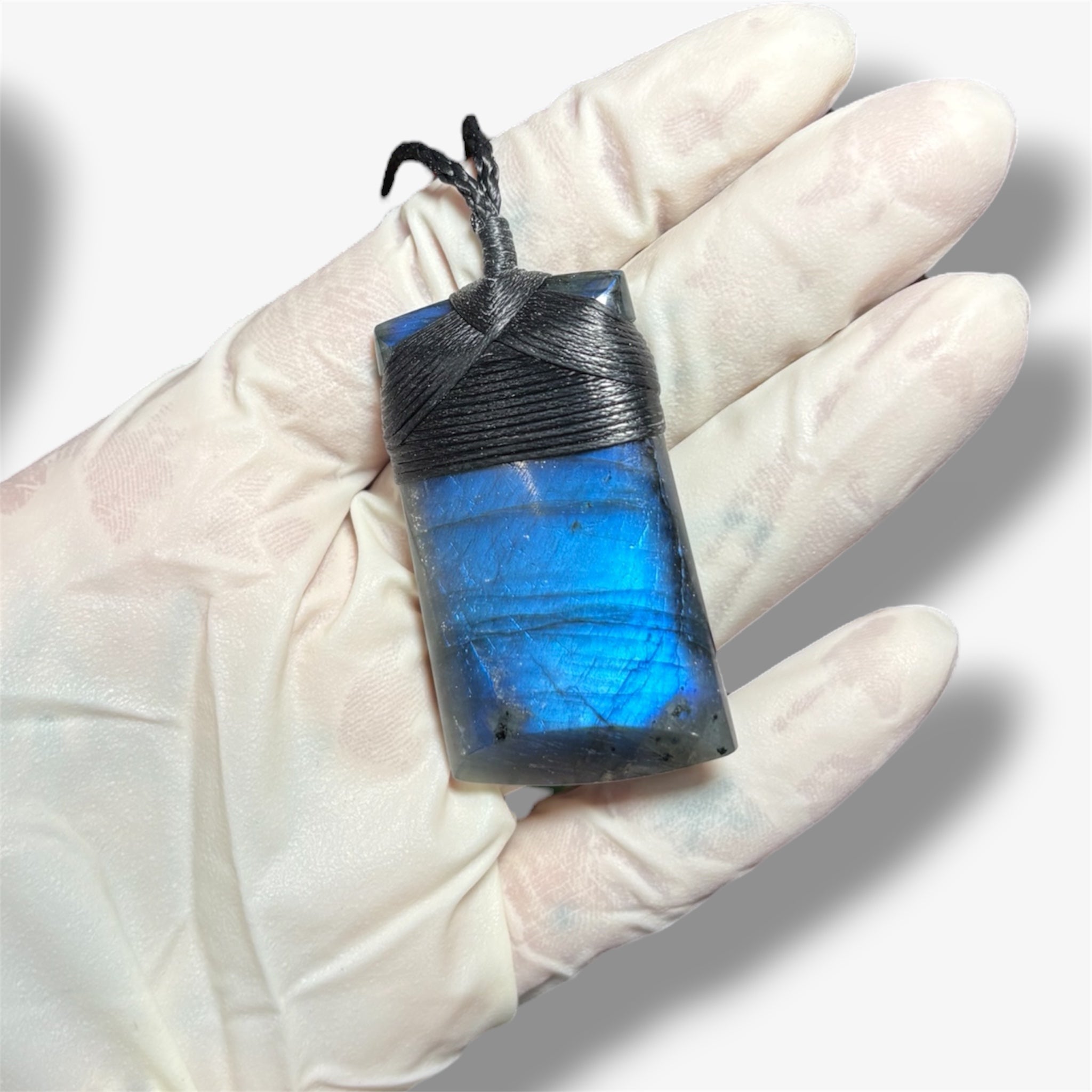 Labradorite crystal blue flash Toki