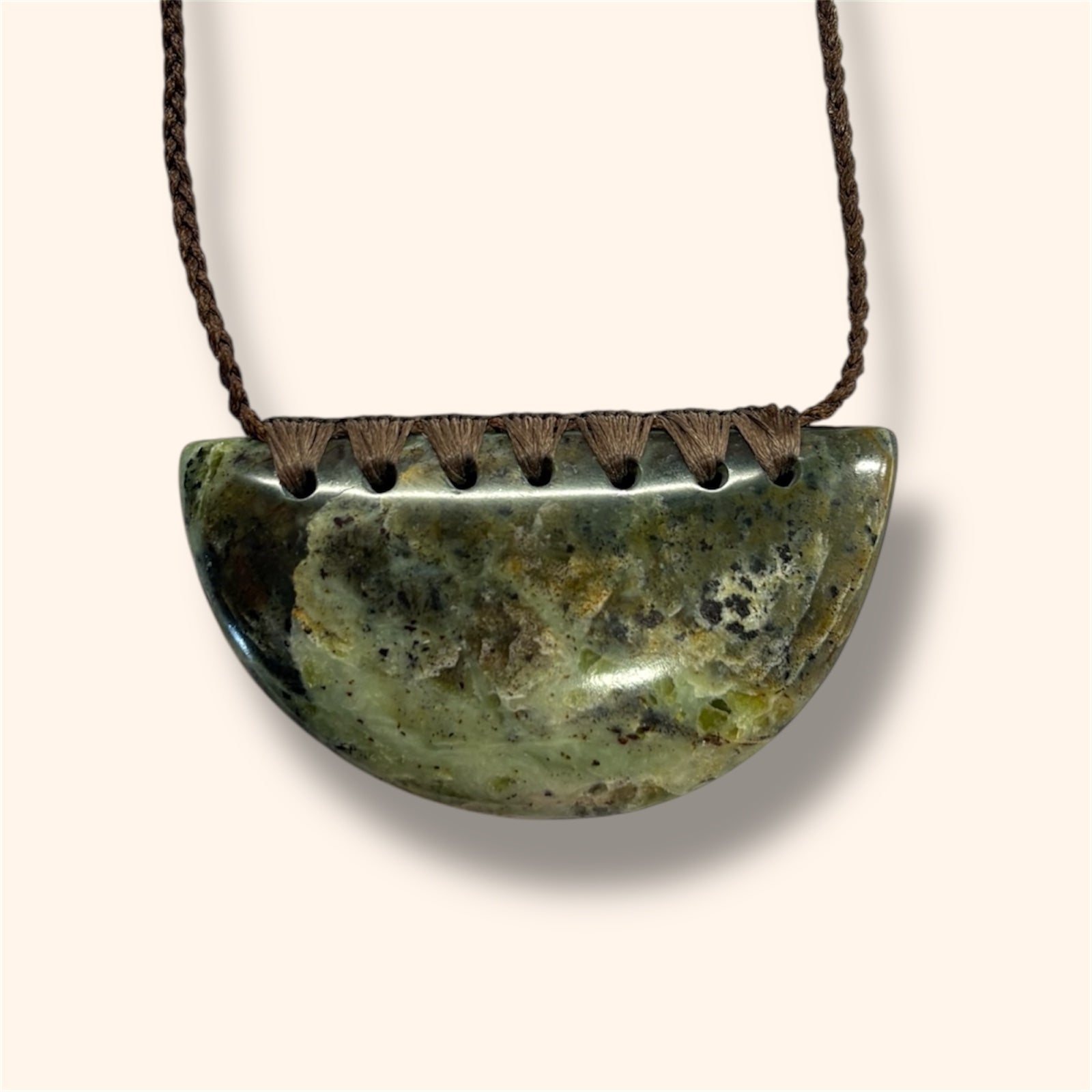 West Coast Pounamu Greenstone Breastplate