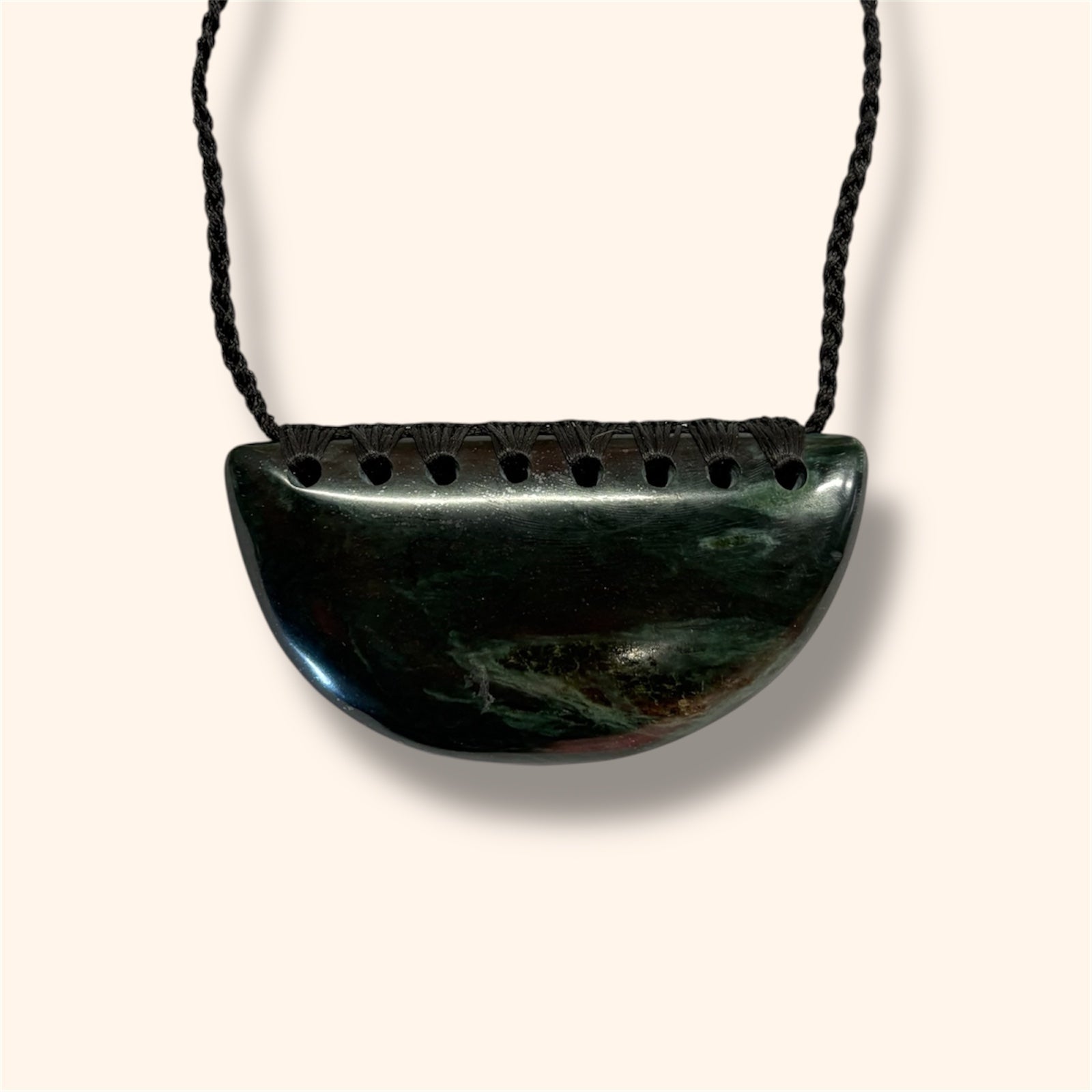 West Coast Pounamu Greenstone Breastplate