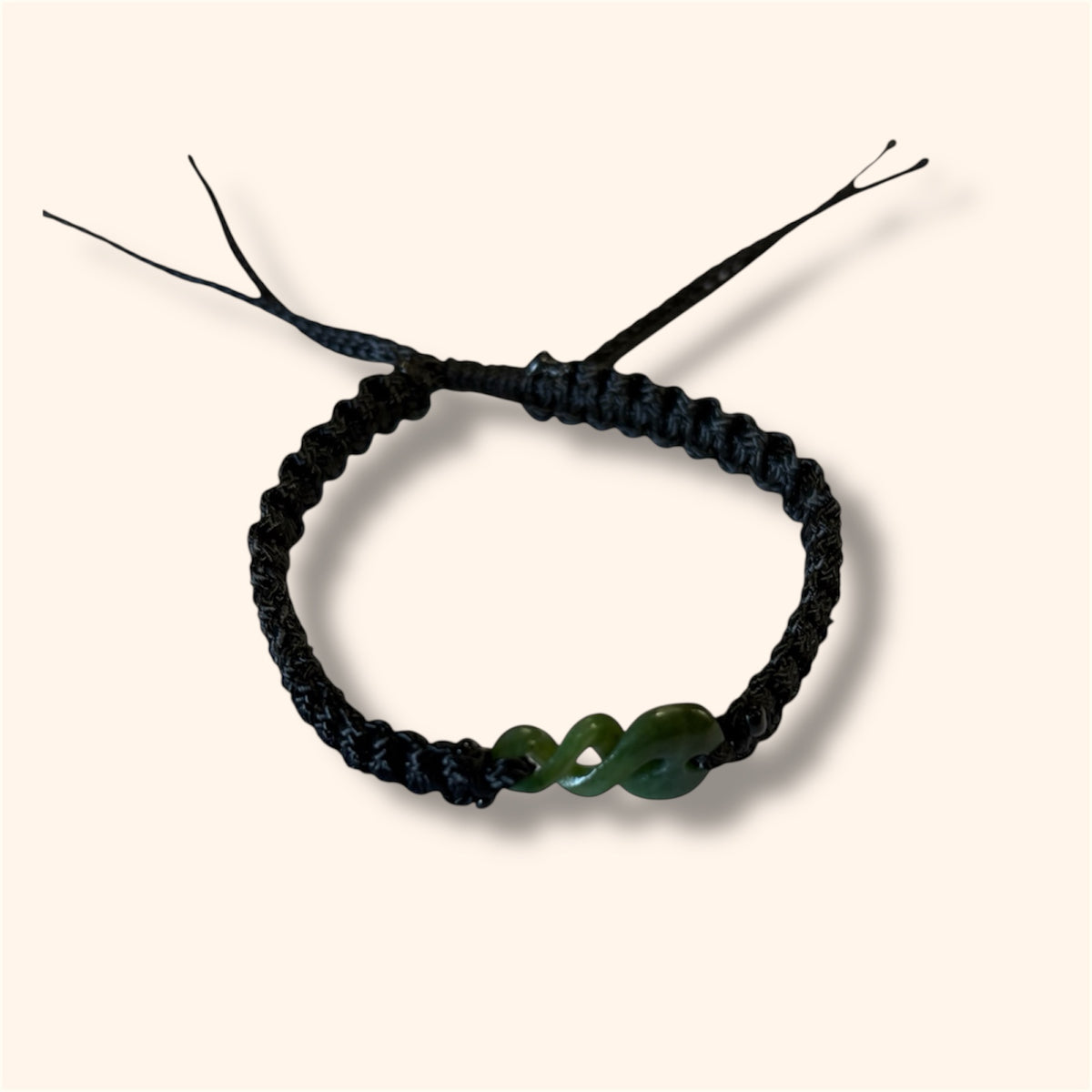 Adjustable Greenstone Bracelet