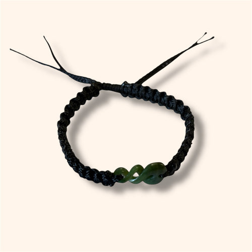 Adjustable Greenstone Bracelet